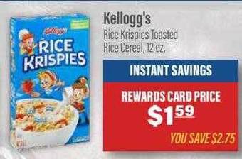 Commissary Kellogg's offer