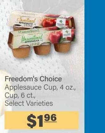 Commissary Freedom's choice offer