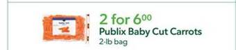 Publix Publix baby cut carrots offer