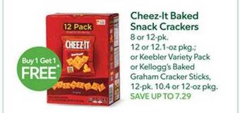 Publix Cheez-it baked snack crackers offer