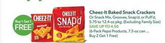 Publix Cheez-it baked snack crackers offer