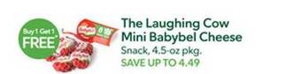 Publix The laughing cow mini babybel cheese offer