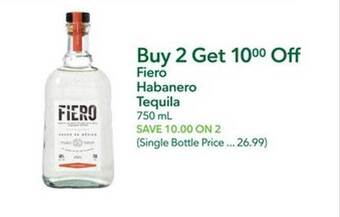 Publix Fiero habanero tequila offer