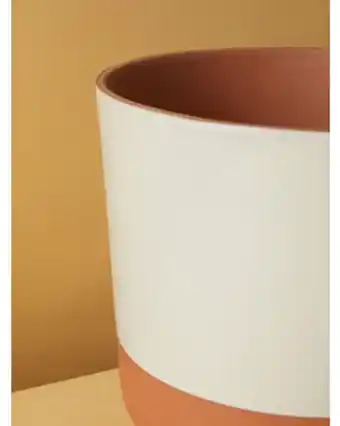 Home Goods 11in glazed terracotta planter offer