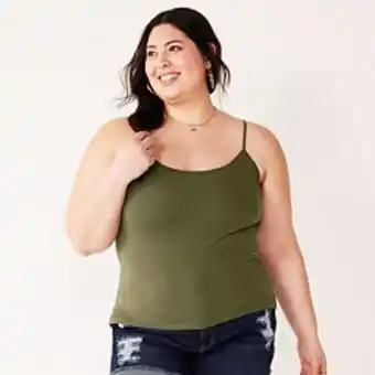 Kohl's Juniors' plus size so® scoopneck cami offer
