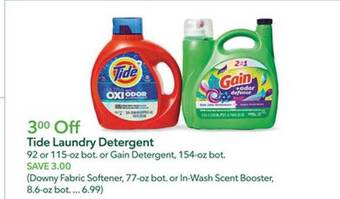 Publix Tide laundry detergent offer