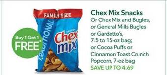Publix Chex mix snacks offer