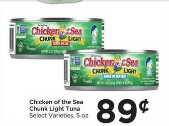 Foods Co Chicken of the sea chunk light tuna offer