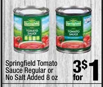 Super King Markets Springfield tomato sauce offer