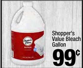 Super King Markets Shopper's value bleach offer