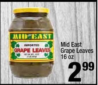 Super King Markets Mid east grape leaves offer