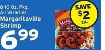 Hannaford Margaritaville shrimp offer