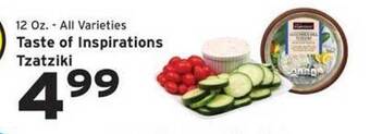 Hannaford Taste of inspirations tzatziki offer