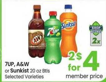 Safeway 7up, a&w or sunkist offer