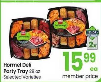 Safeway Hormel deli party tray offer