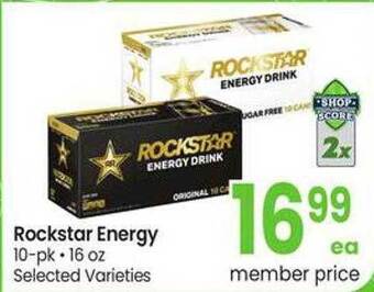 Safeway Rockstar energy offer