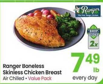 Safeway Ranger boneless skinless chicken breast offer
