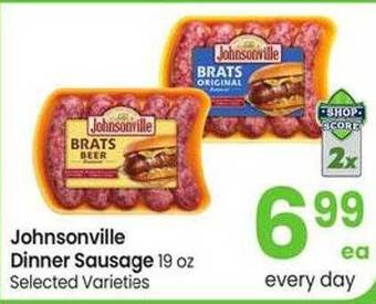 Safeway Johnsonville dinner sausage offer
