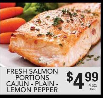 Fareway Fresh salmon portions offer