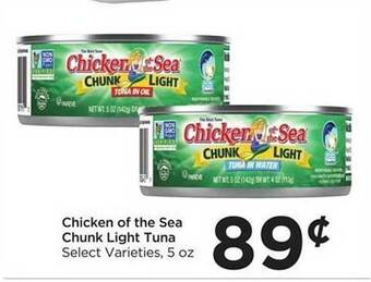 Food 4 Less Chicken of the sea chunk light tuna offer