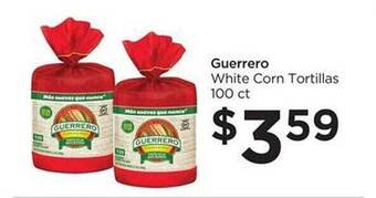 Food 4 Less Guerrero white corn tortillas offer