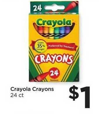 Food 4 Less Crayola crayons offer