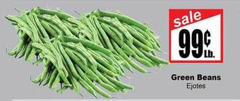 Rancho Markets Green beans offer