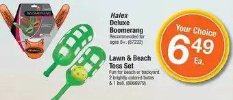 Ace Hardware Halex deluxe boomerang lawn & beach toss set offer