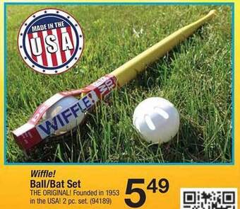 Ace Hardware Wiffle! ball bat set offer