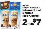 IGA International delight iced coffee offer