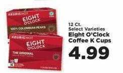 IGA Eight o'clock coffee k cups offer