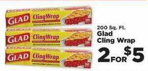 IGA Glad cling wrap offer