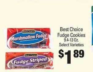 IGA Best choice fudge cookies offer