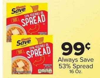 IGA Always save 53% spread offer