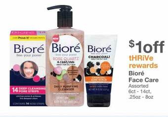 Kinney Drugs Bioré face care offer