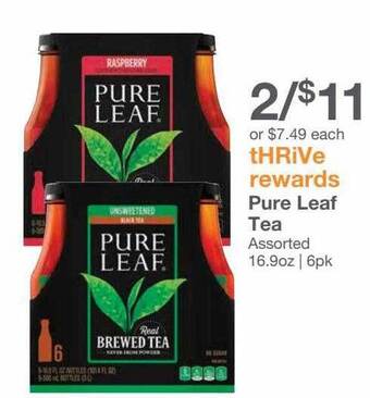 Kinney Drugs Pure leaf tea offer