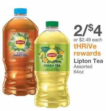Kinney Drugs Lipton tea offer