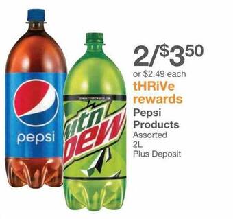 Kinney Drugs Pepsi products offer