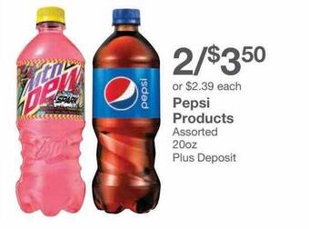 Kinney Drugs Pepsi products offer