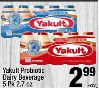 Super King Markets Yakult probiotic dairy beverage offer