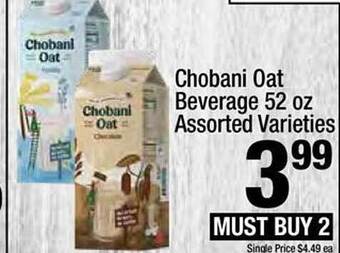 Super King Markets Chobani oat beverage offer