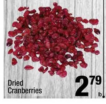 Super King Markets Dried cranberries offer