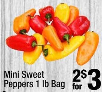 Super King Markets Mini sweet peppers offer