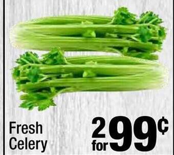 Super King Markets Fresh celery offer