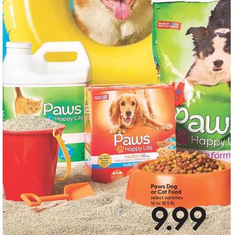 Hy-Vee Paws dog or cat food offer