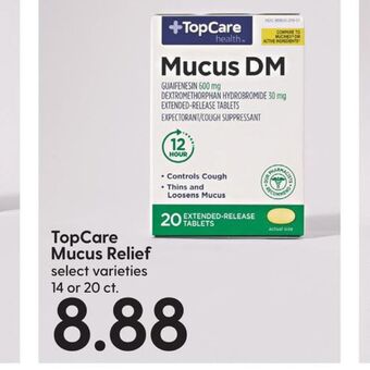 Hy-Vee Topcare mucus relief offer