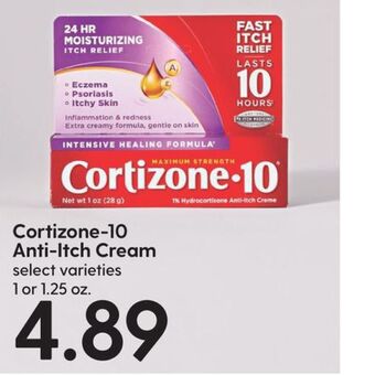 Hy-Vee Cortizone-10 anti-itch cream offer