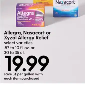 Hy-Vee Allergy relief offer