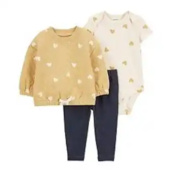 Kohl's Baby girls carter's 3-piece heart outfit set offer