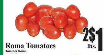 Baja Ranch Roma tomatoes offer